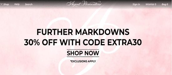 Copy Agent Provocateur Promo