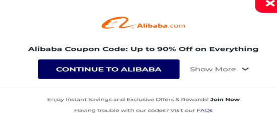 Alibaba Copy Promo