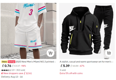 AliExpress Men’s Clothing