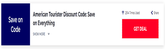 Promo American Tourister Code