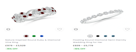 Angara Wedding Rings