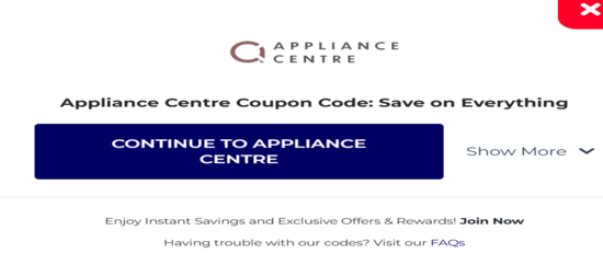 Copy Appliance Centre Promo