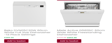 Appliance Centre Dishwashers