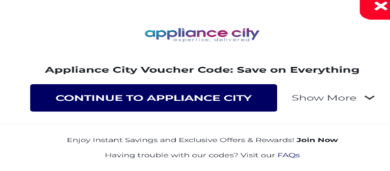 Copy Appliance City Promo