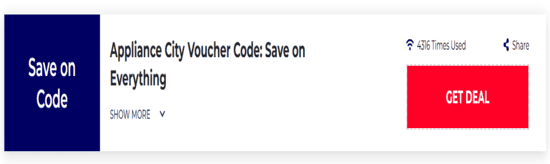 Promo Appliance City Code