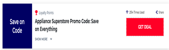 Promo Appliance Superstore Code