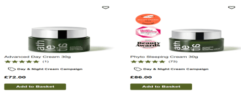 Athletia Beauty Creams