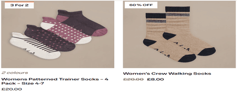 BAM Clothing Women’s Socks