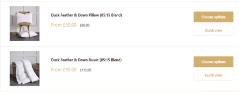 Bed Kings Pillows & Duvets