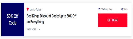 Promo Bed Kings Code