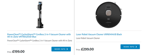 Beko Vacuum Cleaners