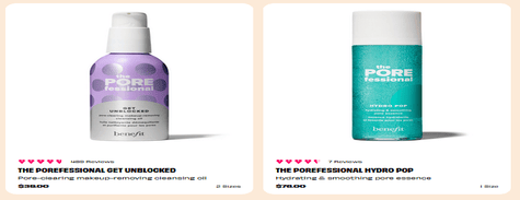 Benefit Cosmetics Pores
