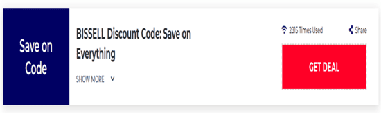 Promo Bissel Code