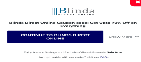 Blinds Direct Online Copy Promo