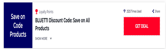 Promo BLUETTI Code