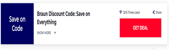 Promo Braun Code