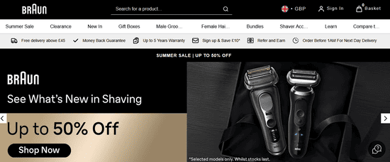 Braun Website