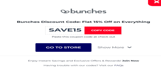 Copy Bunches Promo