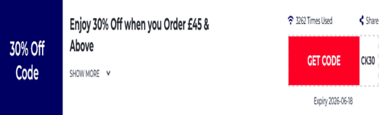 Promo Calvin Klein Code