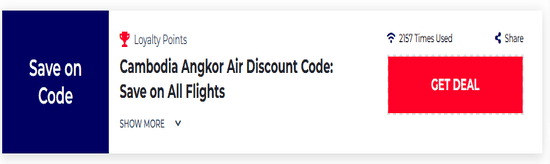 Promo Cambodia Angkor Air Code
