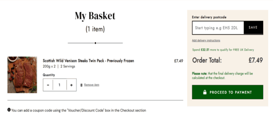 Campbells discount applied