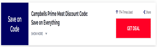 Promo Campbells Code