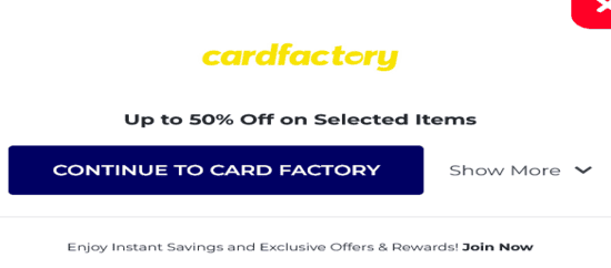 Copy Cardfactory Promo