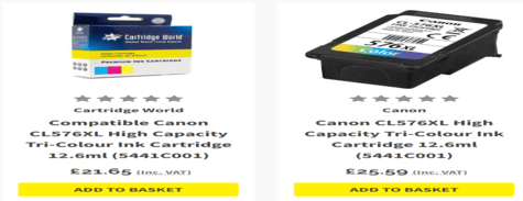 Cartridge World Ink Cartridges