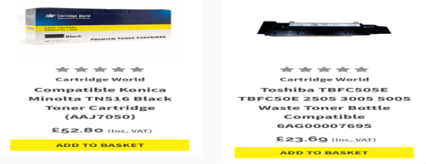 Cartridge World Toner Cartridges