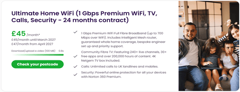 Community Fibre Broadband Deals