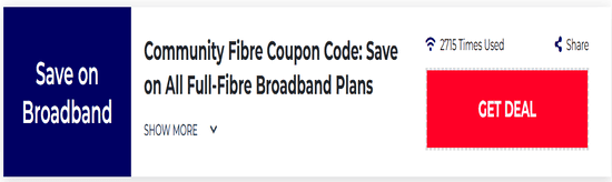 Promo Community Fibre Code