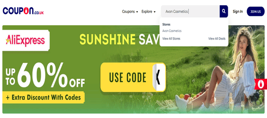 Search Avon Cosmetics