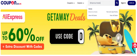 Search Britannia Hotels