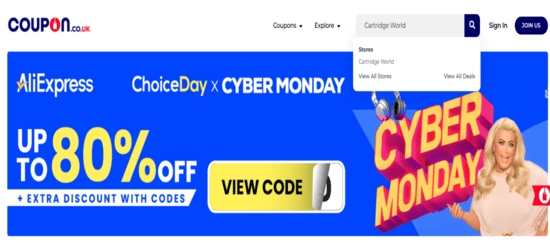 Search Cartridge World