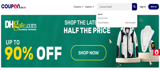 Search Express Padel