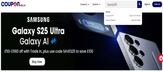 Search ExpressVPN