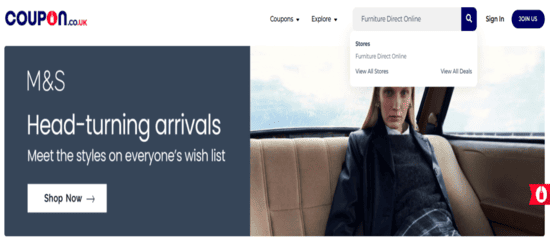 Search Furniture Direct Online