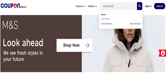Search Lyle & Scott