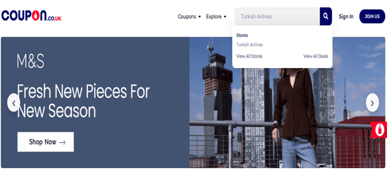 Search Turkish Airlines