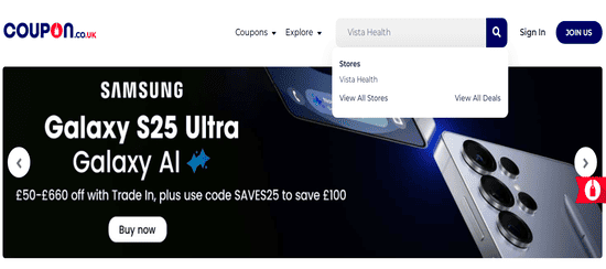 Search Vista Health