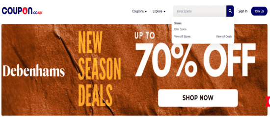 Search Kate Spade