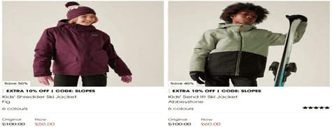 Dare 2b Kids’ Ski Clothing