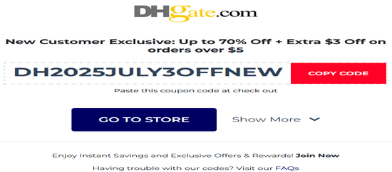 Copy DHgate Promo