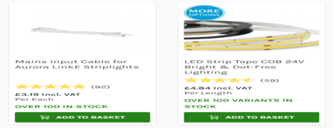 Downlights.co.uk LED Strip Lights