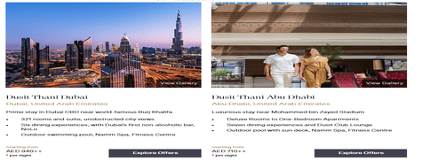 Dusit Hotels United Arab Emirates