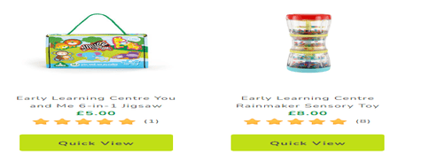 Early Learning Centre Types of Toys