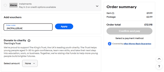 Apply eBay Promo