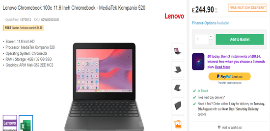 Products of Ebuyer
