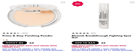 Elf Cosmetics Makeup