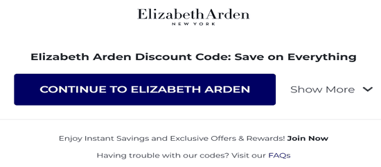 Copy Elizabeth Arden Promo